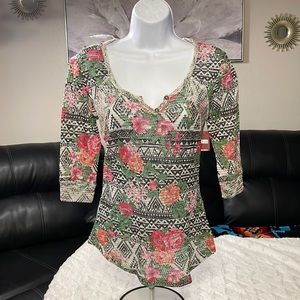 Floral Sheer Blouse